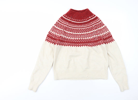 Womens UK Size S H&M Ivory Pullover Jumper