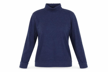 Womens UK Size S Kin Blue Basic T-Shirt