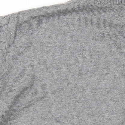 Womens UK Size 16 NEXT Grey Pullover Jumper