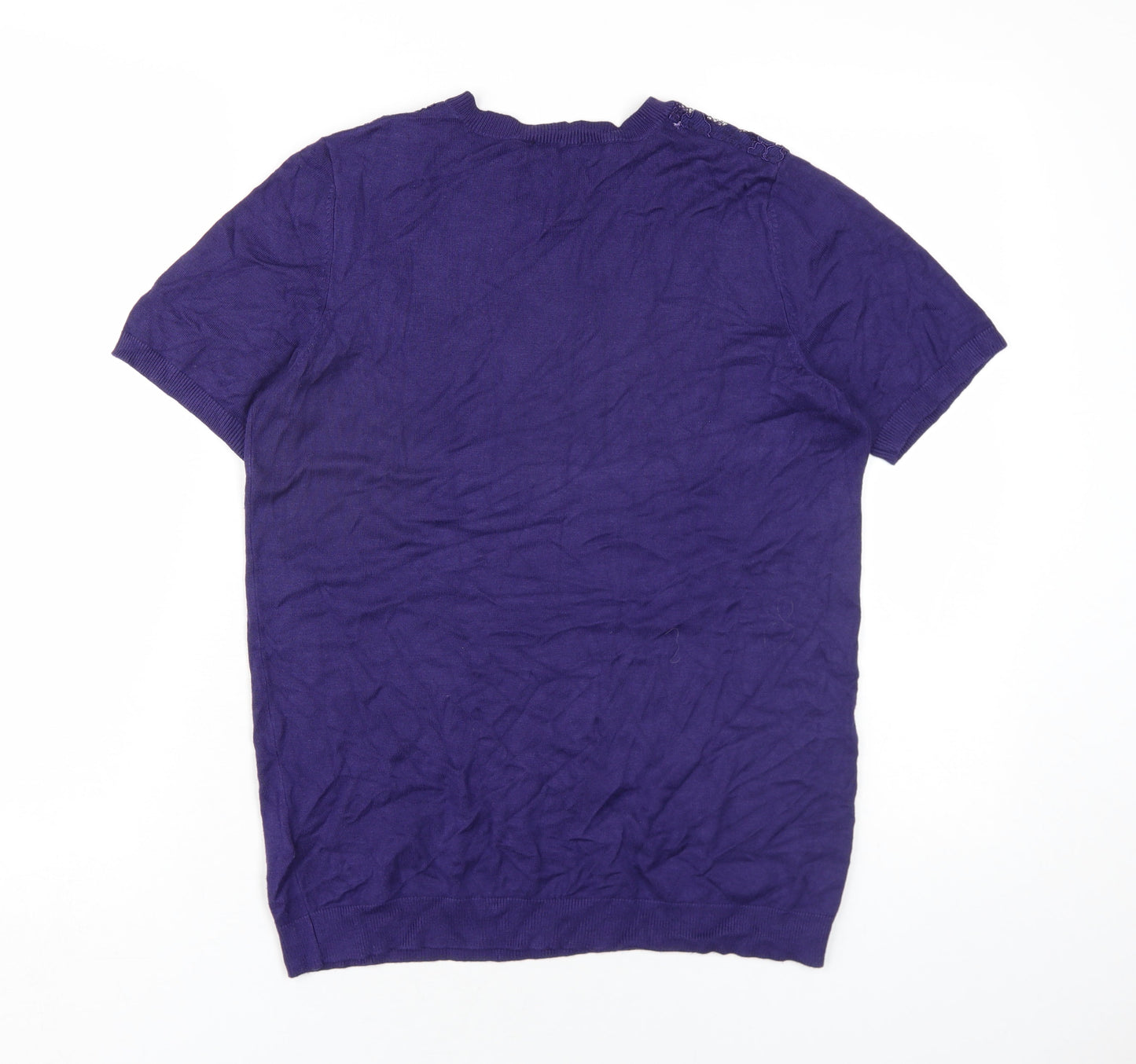 Womens UK Size 14 Dorothy Perkins Purple Pullover Jumper