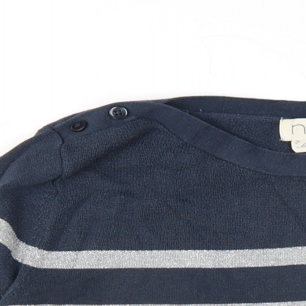 Womens UK Size 10 NEXT Blue Pullover Jumper