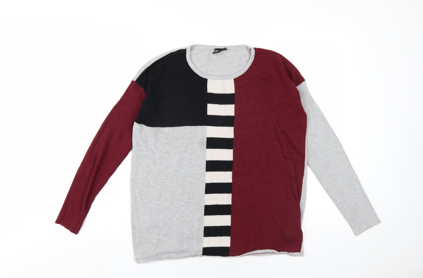 Womens UK Size 12 Izabel London Multicoloured Pullover Jumper