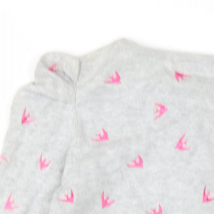 Womens UK Size 6 Therapy Grey Cardigan Jumper