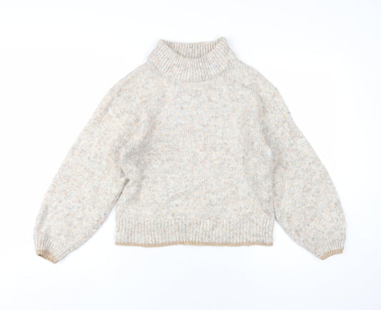 Womens UK Size 8 Dorothy Perkins Beige Pullover Jumper
