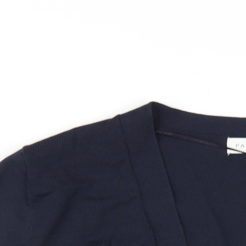 Womens UK Size 12 Paraphrase Blue Cardigan Jumper