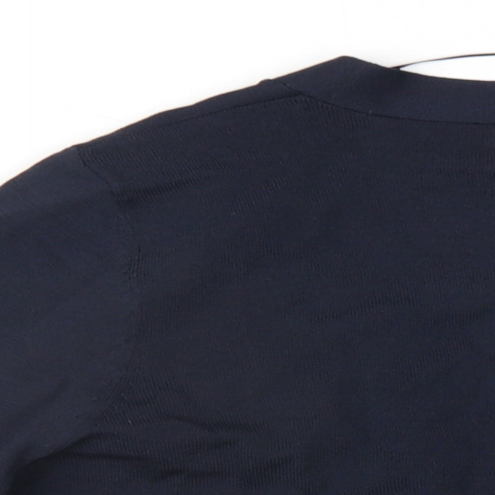 Womens UK Size 12 Paraphrase Blue Cardigan Jumper
