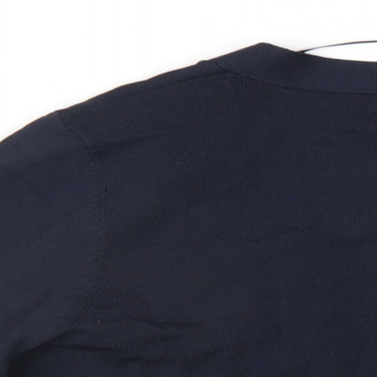 Womens UK Size 12 Paraphrase Blue Cardigan Jumper