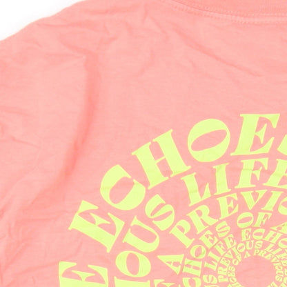 Mens UK Size M H&M Pink  T-Shirt