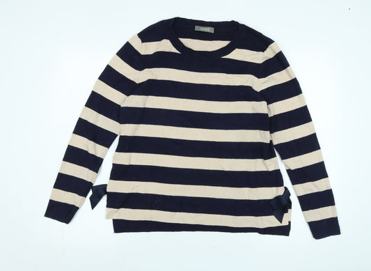 Womens UK Size L Oasis Blue Pullover Jumper