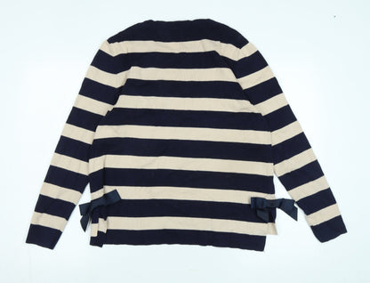Womens UK Size L Oasis Blue Pullover Jumper