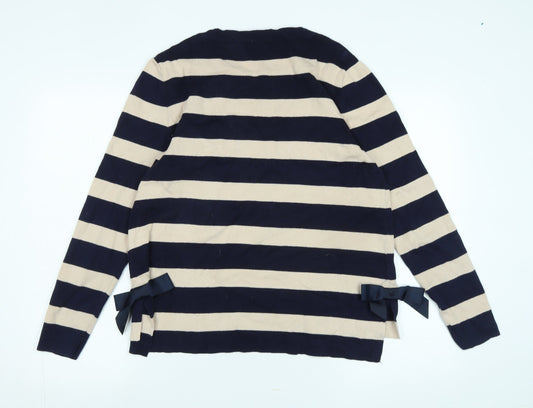 Womens UK Size L Oasis Blue Pullover Jumper