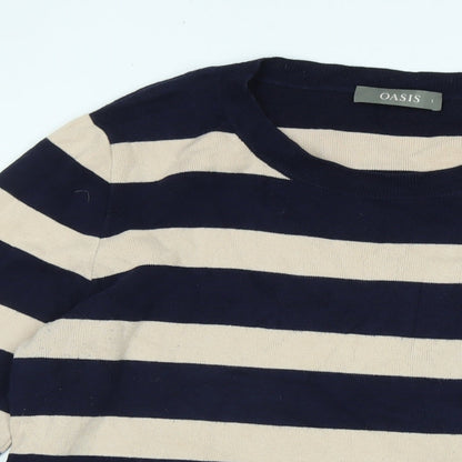 Womens UK Size L Oasis Blue Pullover Jumper