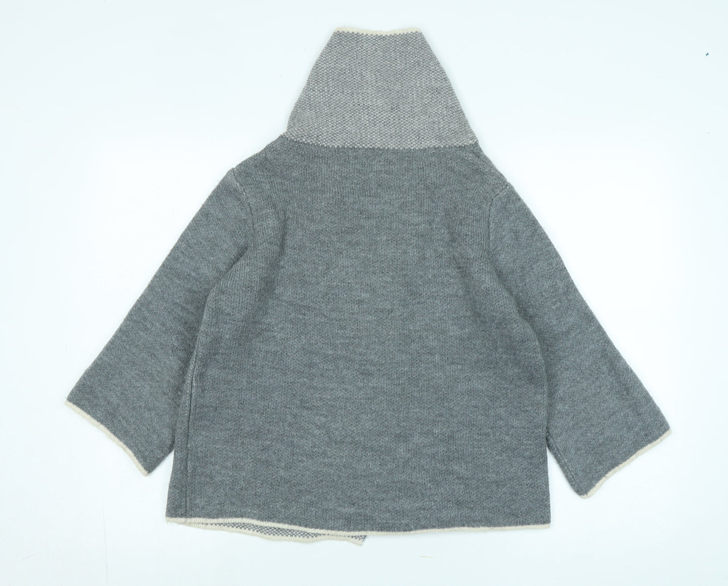 Womens UK Size S Yida Grey Cardigan Jumper