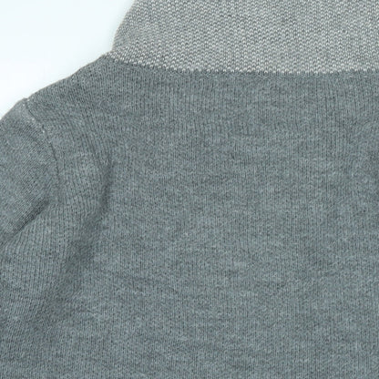 Womens UK Size S Yida Grey Cardigan Jumper