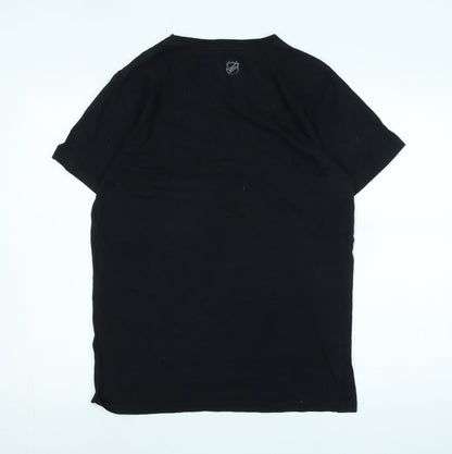 Dedicated Mens Black Cotton T-Shirt Size M Crew Neck - Logo - Los Angeles Kings