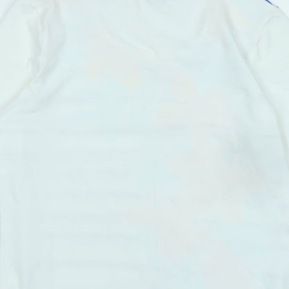 Womens UK Size 10 DASH White Basic T-Shirt
