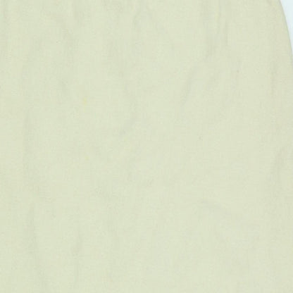 EE Elegance Paris Womens Ivory Wool Straight & Pencil Skirt Size 12 - Logo