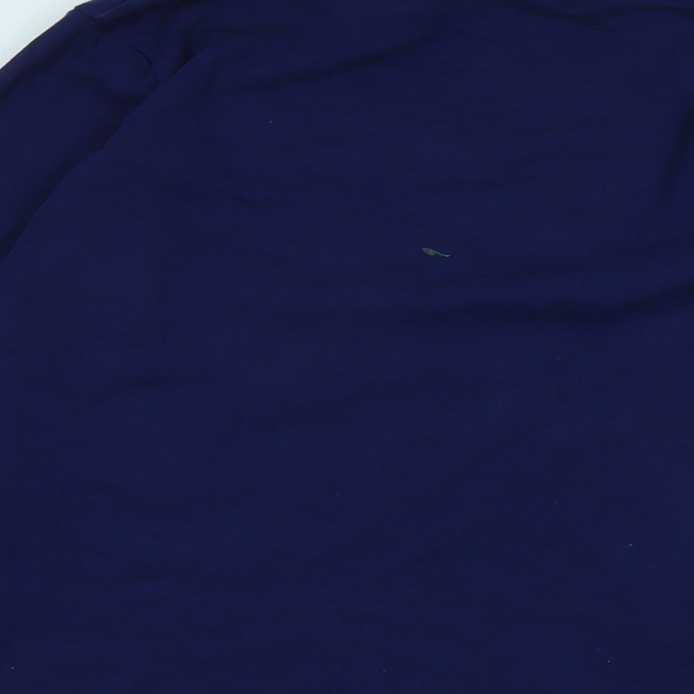 Emoji Boys Blue Cotton Jersey T-Shirt Size 12 Years Crew Neck - Logo - Christmas Checklist