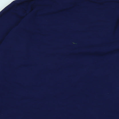 Emoji Boys Blue Cotton Jersey T-Shirt Size 12 Years Crew Neck - Logo - Christmas Checklist