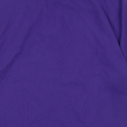 Lee Mens Purple Cotton Polo Size XL Collared - Logo