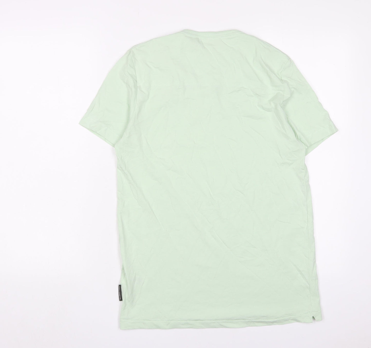 Mens UK Size S French Connection Green  T-Shirt