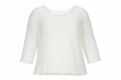 Savoir Womens White Polyamide Basic Blouse Size 16 Boat Neck