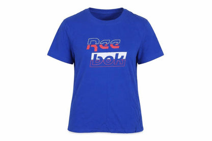 Womens UK Size 12 Reebok Blue Basic T-Shirt