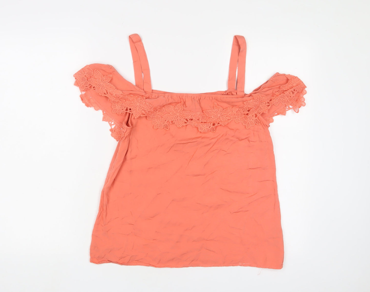 Womens UK Size 12 Oasis Pink Basic Tank