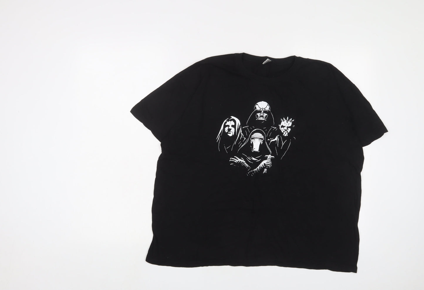Womens UK Size XL Star Wars Black Basic T-Shirt