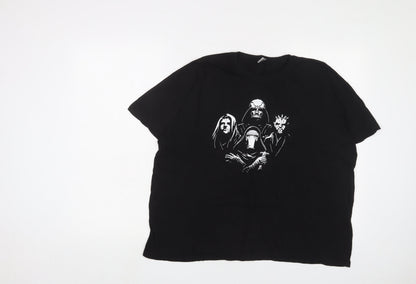 Womens UK Size XL Star Wars Black Basic T-Shirt