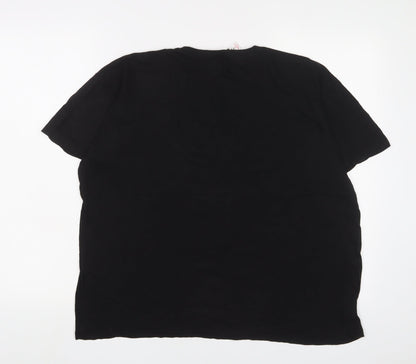 Womens UK Size XL Star Wars Black Basic T-Shirt