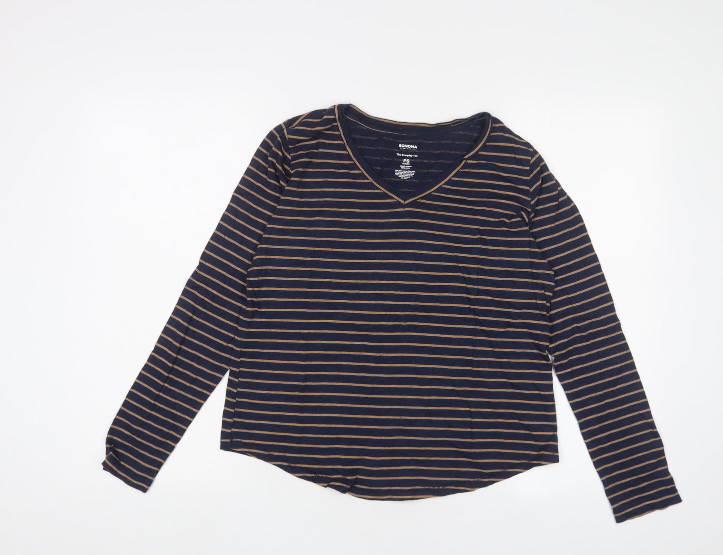 Womens UK Size S Sonoma Blue Basic T-Shirt