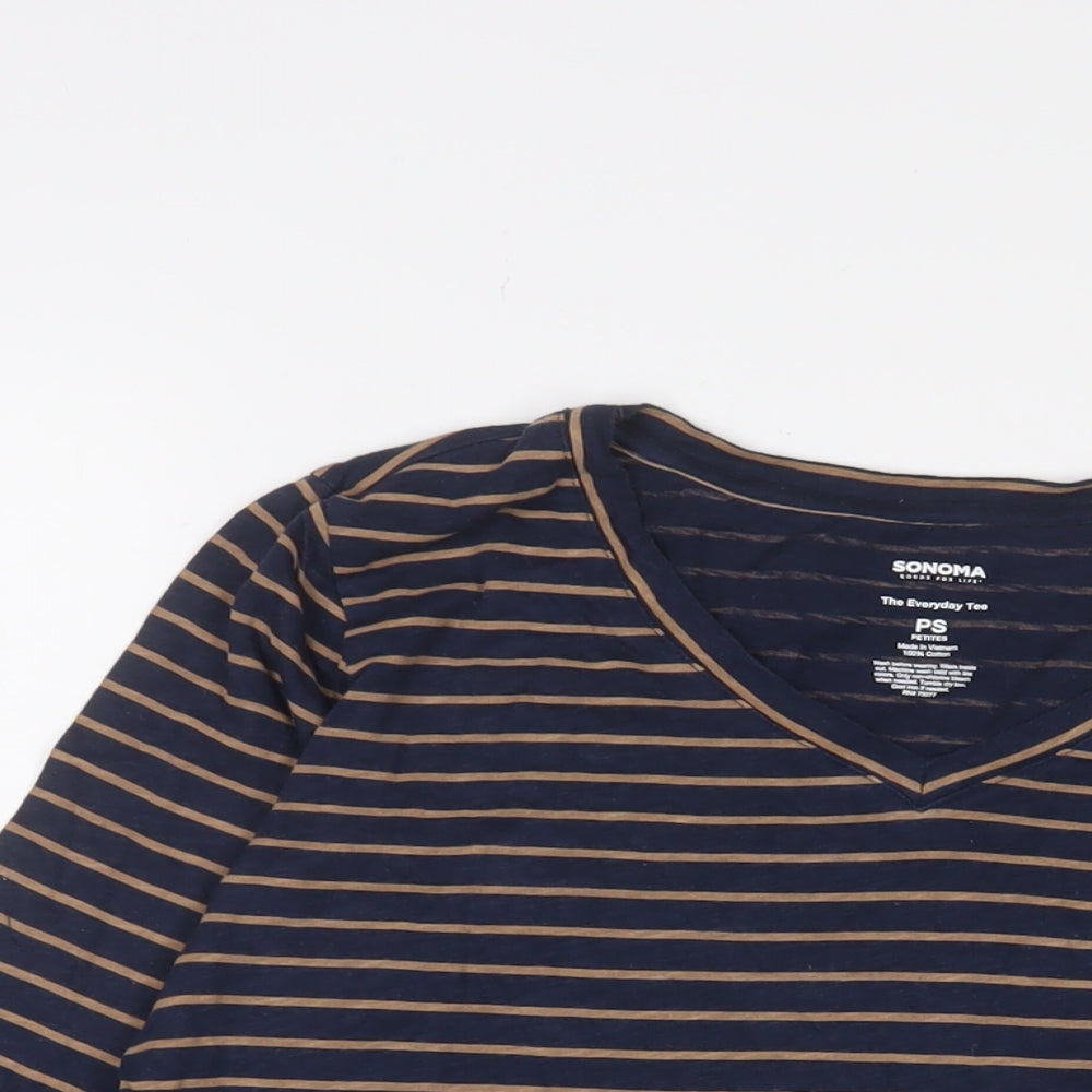 Womens UK Size S Sonoma Blue Basic T-Shirt