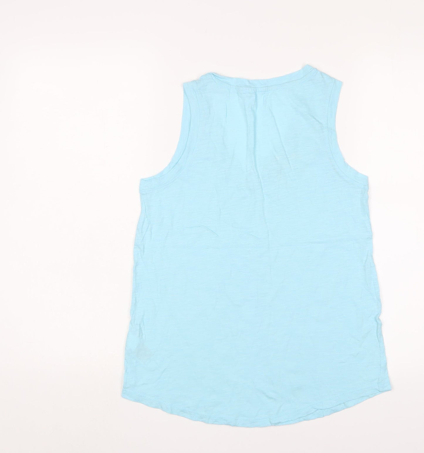 Womens UK Size S Gap Blue Basic T-Shirt