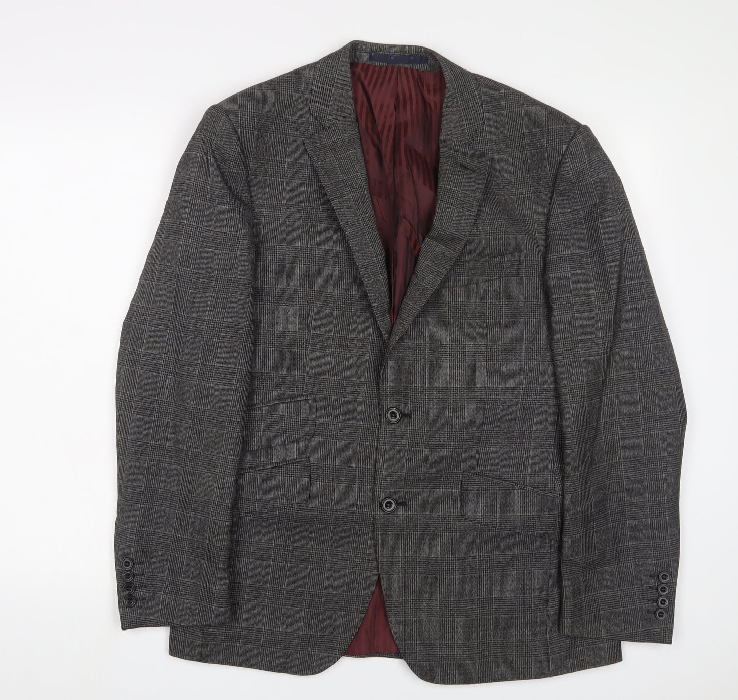 Mens UK Size 38 Marks and Spencer Regular Grey Suit Jacket