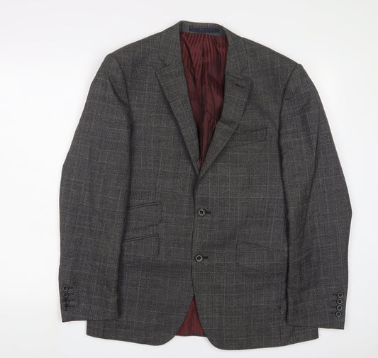 Mens UK Size 38 Marks and Spencer Regular Grey Suit Jacket
