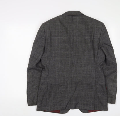 Mens UK Size 38 Marks and Spencer Regular Grey Suit Jacket