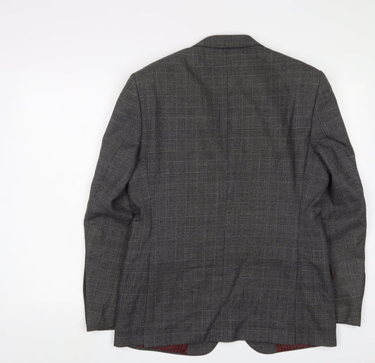 Mens UK Size 38 Marks and Spencer Regular Grey Suit Jacket
