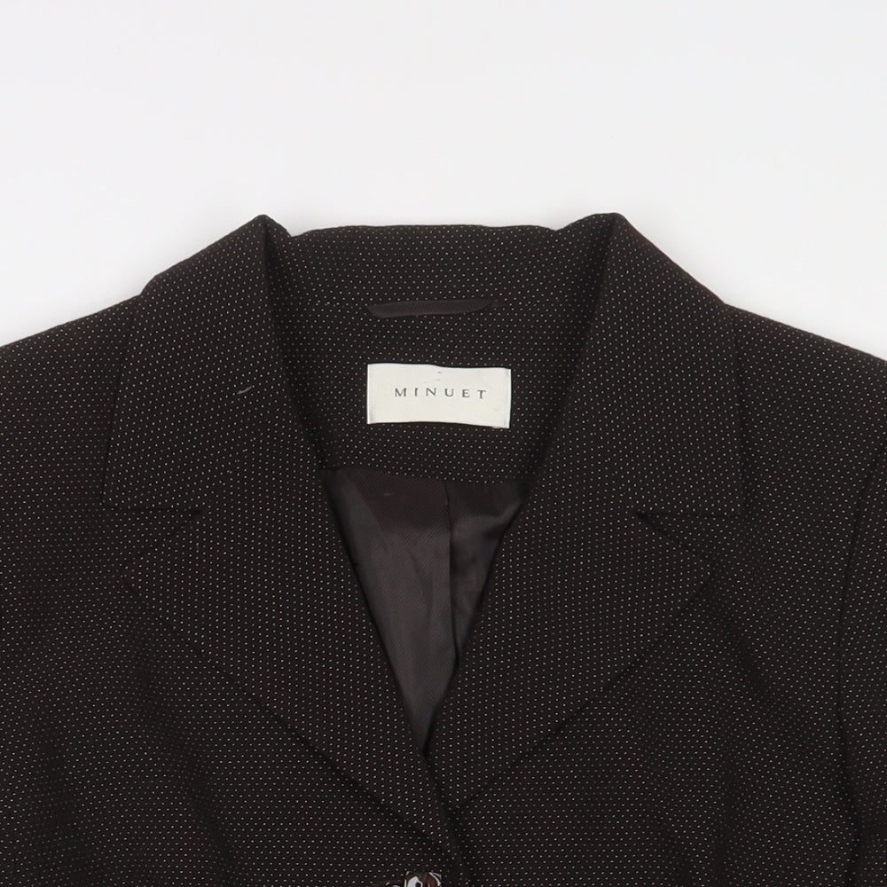 Womens UK Size 14 MINUET Brown Jacket