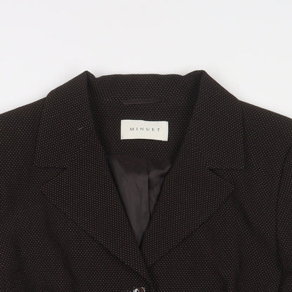 Womens UK Size 14 MINUET Brown Jacket