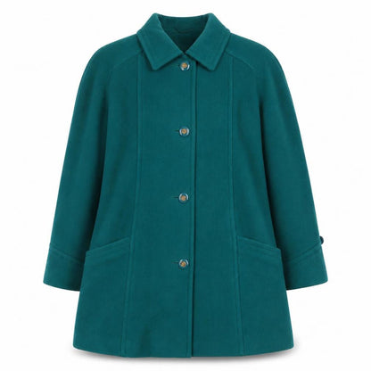 Womens UK Size 12 Lampert Green Overcoat