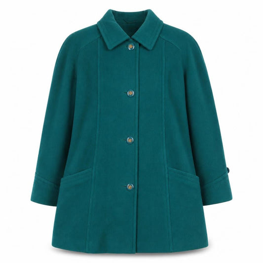 Womens UK Size 12 Lampert Green Overcoat