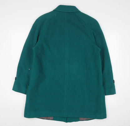 Womens UK Size 12 Lampert Green Overcoat