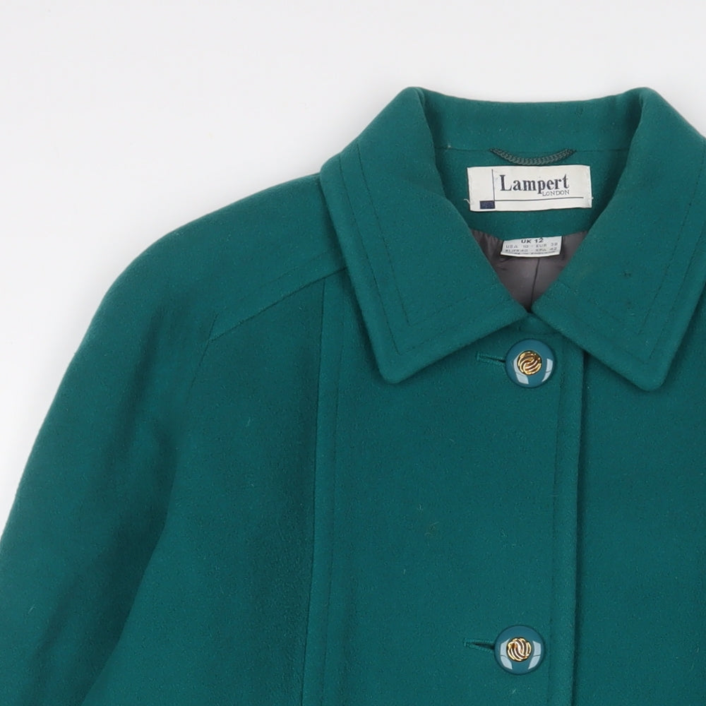 Womens UK Size 12 Lampert Green Overcoat