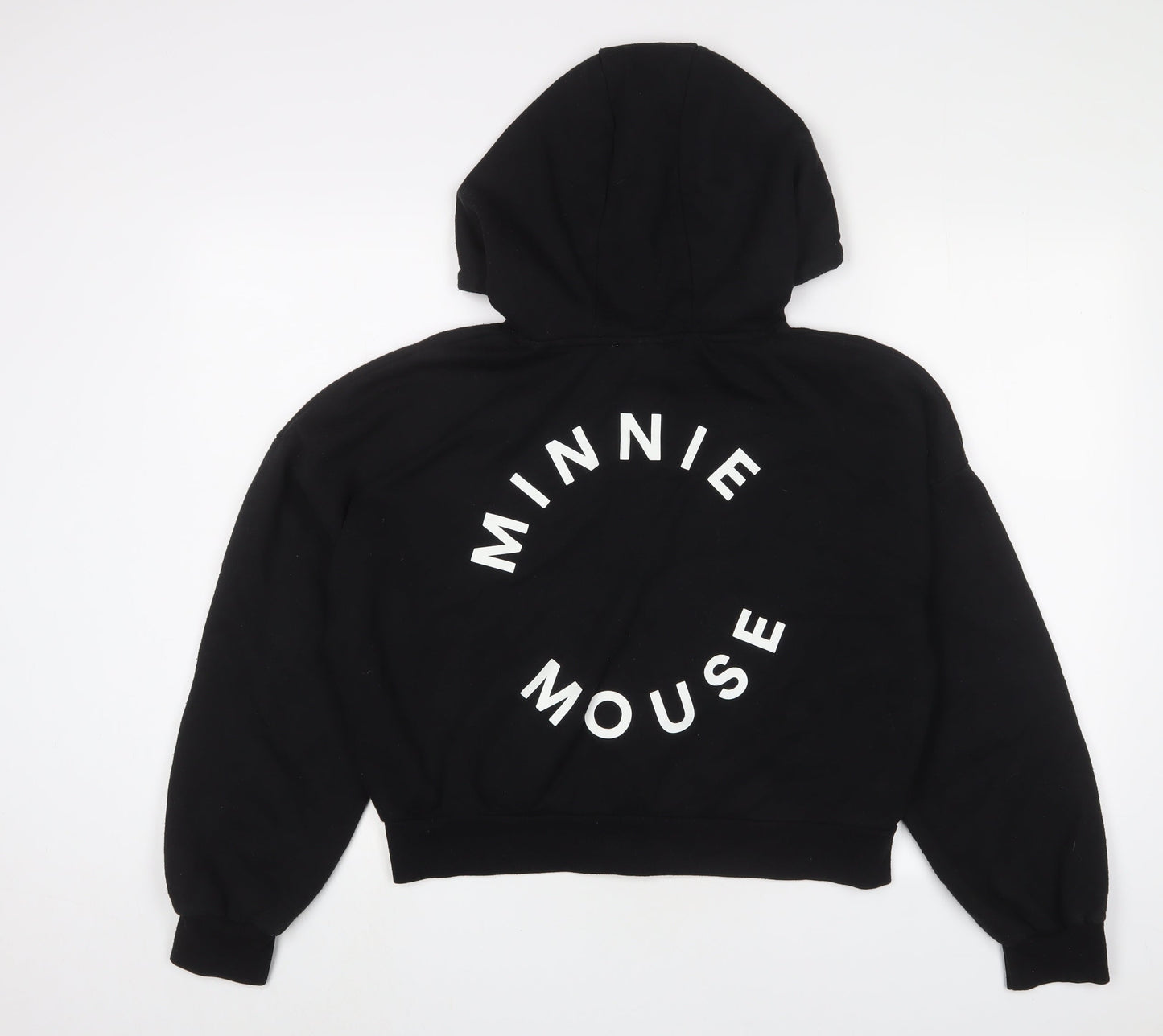 Womens UK Size M Disney Black Full Zip Hoodie