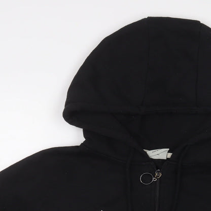 Womens UK Size M Disney Black Full Zip Hoodie