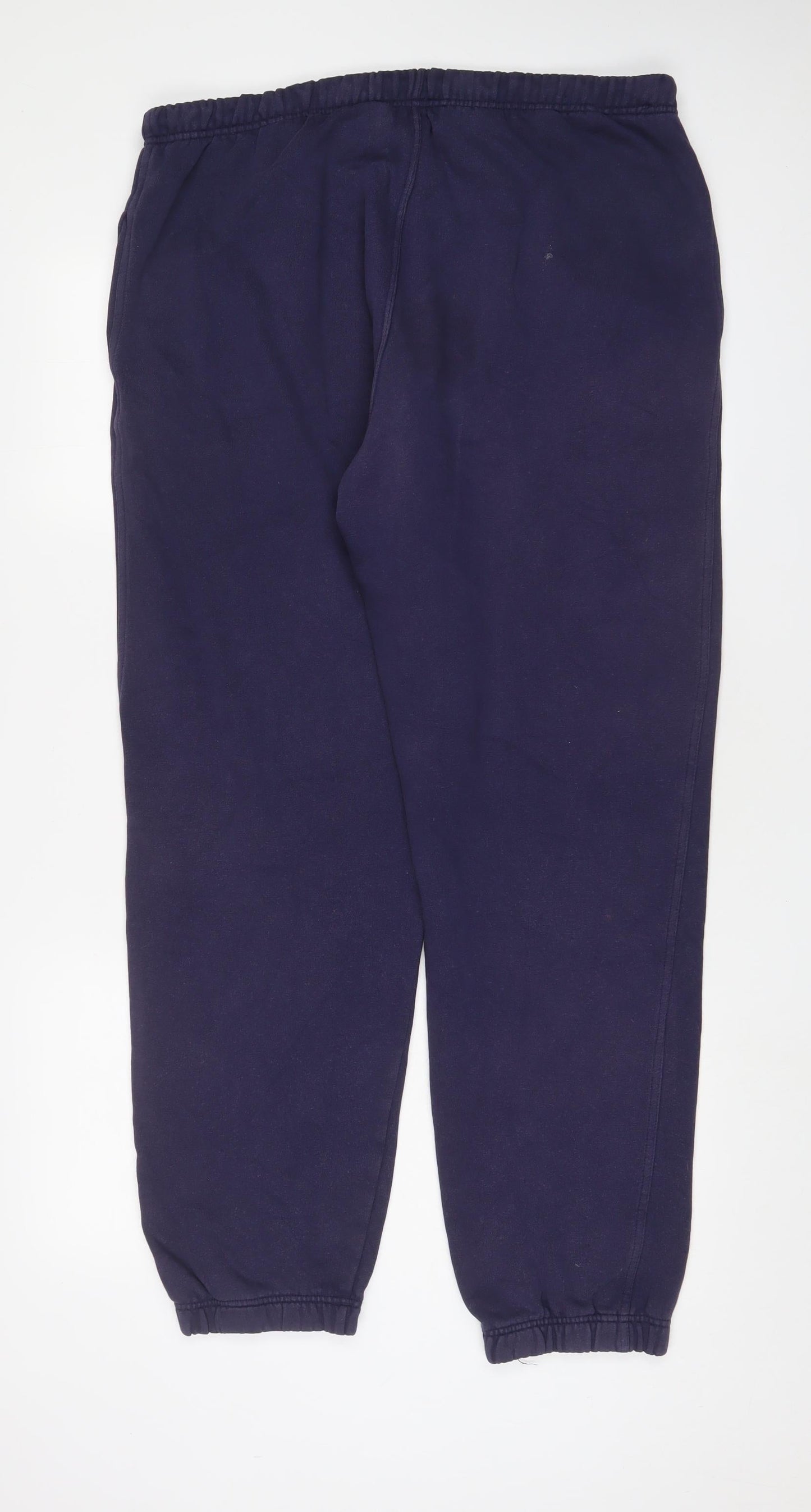 Gap Mens Blue Cotton Jogger Trousers Size M L30 in Regular Drawstring