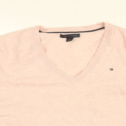 Womens UK Size S Tommy Hilfiger Pink Pullover Jumper