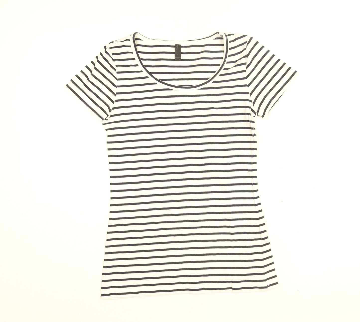 Womens UK Size S VERO MODA White Basic T-Shirt