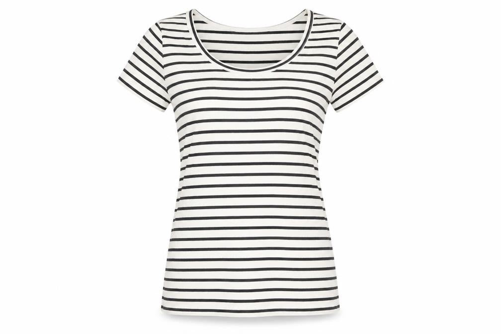 Womens UK Size S VERO MODA White Basic T-Shirt